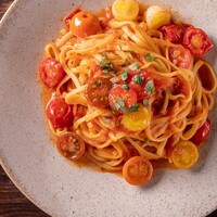 茨城産完熟トマトの香り豊かなリングイネ