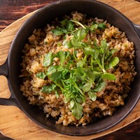 お野菜栄養NO.1クレソンと五穀米の香ばしいガーリック炒飯