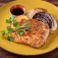 低温調理チキン＆ロースト野菜の盛り合わせ　和風トリュフソース