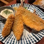 和台  - 美味しいアジフライ
