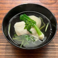 料理屋まえかわ - 蕪と鯛のお椀