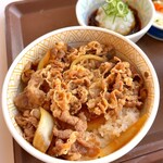 すき家 - 料理写真:鬼おろしポン酢牛丼。