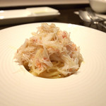 ビンゴ - 毛蟹の冷製カペリーニ