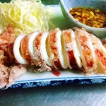 居酒屋やきとりや - イカスタミナ丸揚げ