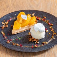 すだち香る柿のチーズタルト