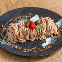 栗とレアチーズのミルフィーユ