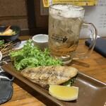 谷ツ田 - サバの網焼き