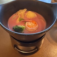 la mura 神戸会下山 - 紫芋のポタージュ。ずっとあったかい♡