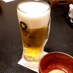 旬味 鮮心 魚屋 富重 - とりあえず生ビール‥