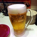 海鮮三崎港 - 生ビール520円( 税抜き )