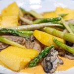 わいん食堂 Chez とし - 2025.10 牡蠣とポレンタのソテー（2,000円）