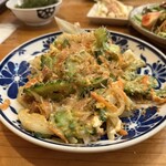 Ichiban Zaa - ゴーヤチャンプル。素朴な家庭で作る様な感じのお味です。食べていてホッとします。
