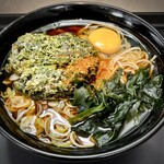 名代 富士そば - 料理写真:春菊天玉そば