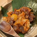 焼き魚屋 直井 - 赤身炙りとアボカド