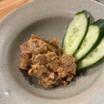 焼き魚屋 直井 - あん肝奈良漬け和え