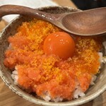 焼き魚屋 直井 - 魚卵の蘭王かけめし