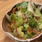 焼き魚屋 直井 - セロリと桜海老のナムル