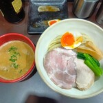 鶏paitan 心麦 - 海老味噌つけ麺