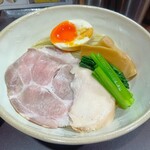 鶏paitan 心麦 - 海老味噌つけ麺