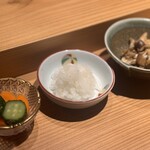 炭火串焼 鶏魚 - 