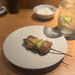 炭火串焼 鶏魚 - 