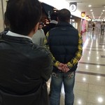 極浄うどん うだま - 開店直前、しっかり行列　※2014年11月