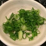 極浄うどん うだま - 薬味のネギも少々　※2014年11月