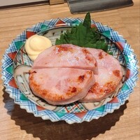 卓 - お通し(明宝ハム)