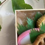 日本橋 弁松総本店 - ◼️ 並六　蛸　たこ飯弁当のスイーツ部分