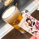 お好み焼き りゅうちゃん - これは♡一杯目のビールだね♡本日も♡お疲れ様でちた*\(^o^)/*
