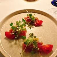 MAIN DINING by THE HOUSE OF PACIFIC - 秋 カツオの炙り フレッシュトマトのラビゴットソース