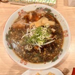 ラーメンか!チャーハンか! - 醤油ラーメン(黒) 990円