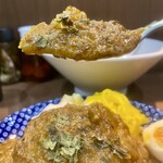 ヌードル＆スパイスカレー 今日の1番 - 和風キーマカレー　あっぷ