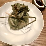一平飯店 - 上海蟹の蓮の葉蒸し