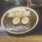 牛すじカレー 小さなカレー家 - 牛すじカレー(並盛)    ¥850
ゆで玉子　¥50