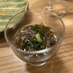 焼鳥火團 - 山葵で頂くモズクも良いね