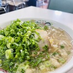 寿栄広食堂 - 中華そば＋ねぎ（トッピング追加）②