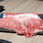 近江うし 焼肉 にくTATSU - 極上ロース焼きしゃぶ