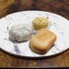 京菓子 岬屋 - 『最中（つぶあん）（151円税込）』『黄身時雨（270円税込）』『大内菊（410円税込）』