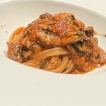 malca - 秋刀魚、プッタネスカ、リングイネ