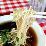 食堂大関 - ラーメン麺