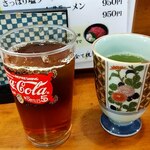 和食　たかむら - サービスでいただけるソフトドリンク（烏龍茶）