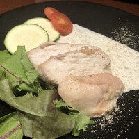 虎ノ門やまと - 胸肉のグリルキノコのソース