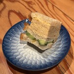 長命うどん 東京本店 - 出汁巻きたまごサンド