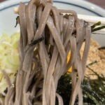 越麺庵 - 麺はしっかりとした弾力があり、つるりとしたのどごし。