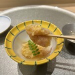 鮨 極 - イチジクのあんかけ