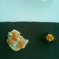 モダンフレンチ 「コラージュ」 コンラッド東京 - 前菜、親子丼的な物とウニのシュー