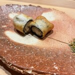 鮨しゅんじ - 北寄貝　磯辺揚げ