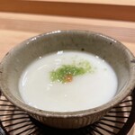 鮨しゅんじ - 鱧　茶碗蒸し