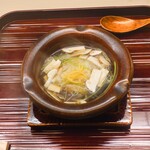 木佐貫 - 氷見のクエ、松茸鍋